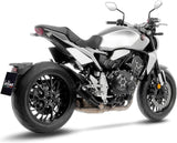 Auspuffendstück Mit Geräuschzulassung Lv Corsa S Edelstahl Full Schwarz Endkappe Edelstahl Schwarz - Leovince Kompatibel Mit Honda Cb 1000 R Neo Sports Café (2018-2024)