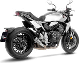 Auspuffendrohr Ohne Geräuschzulassung Lv Corsa Titan Endkappe Edelstahl - Leovince Kompatibel Mit Honda Cb 1000 R Neo Sports Café (2018-2024)