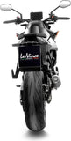 Auspuffendrohr Ohne Geräuschzulassung Lv Corsa S Edelstahl Schwarz Endkappe Edelstahl - Leovince Kompatibel Mit Ktm 990 Duke - R (2024-2026)