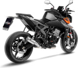 Auspuffendrohr Ohne Geräuschzulassung Lv Corsa S Titan Endkappe Edelstahl - Leovince Kompatibel Mit Ktm 990 Duke - R (2024-2026)