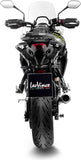 Auspuffendrohr Ohne Geräuschzulassung Lv Corsa Carbon Fiber Endkappe Edelstahl - Leovince Kompatibel Mit Triumph Tiger 800 Sport (2024-2026)