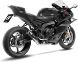Komplette Auspuffanlage Ohne Katalysator Und Ohne Geräuschzulassung Lv Corsa Carbon Fiber Endkappe Edelstahl - Leovince Kompatibel Mit Yamaha Yzf-R9 900 (2025-2026)
