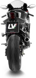 Complete Exhaust System Without Catalytic Converter And Without Sound Certification Lv Corsa Carbon Fiber Stainless Steel End Cap - Leovince Compatible With Yamaha Yzf-R9 900 (2025-2026)