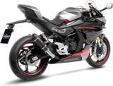 Auspuffendrohr Ohne Geräuschzulassung Gp Corsa Evo Carbon Fiber - Leovince Kompatibel Mit Cfmoto 450 Ss - Sr (2023-2024)