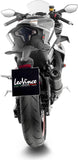 Auspuffendrohr Ohne Geräuschzulassung Gp Corsa Evo Carbon Fiber - Leovince Kompatibel Mit Cfmoto 450 Ss - Sr (2023-2024)