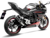 Auspuffendrohr Ohne Geräuschzulassung Gp Corsa Carbon Fiber - Leovince Kompatibel Mit Cfmoto 450 Ss - Sr (2023-2024)
