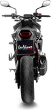 Auspuffendstück Mit Geräuschzulassung Lv-14 R Edelstahl Schwarz Endkappe Carbon Fiber - Leovince Kompatibel Mit Honda Cb 750 Hornet (2023-2024)