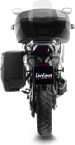 Exhaust Tip Without Sound Certification Lv-14 Steel Black Carbon Fiber End Cap - Leovince Compatible With Honda Xl 750 Transalp Travel (2025-2026)