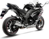 Exhaust Tip Without Sound Certification Lv-14 R Titanium Carbon Fiber End Cap - Leovince Compatible With Kawasaki Ninja 1100 Sx Tourer (2025-2026)