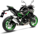 Auspuffendrohr Ohne Geräuschzulassung Lv-14 R Titan Endkappe Carbon Fiber - Leovince Kompatibel Mit Kawasaki Z 900 (2017-2019)
