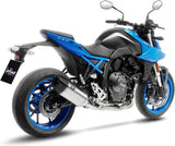 Komplette Auspuffanlage Ohne Katalysator Und Ohne Geräuschzulassung Lv-14 R Titan Endkappe Carbon Fiber - Leovince Kompatibel Mit Suzuki Gsx 8R (2024)