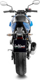 Komplette Auspuffanlage Ohne Katalysator Und Ohne Geräuschzulassung Lv-14 R Edelstahl Endkappe Carbon Fiber - Leovince Kompatibel Mit Suzuki Gsx 8S (2023-2024)
