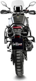 Auspuffendstück Mit Geräuschzulassung Lv-14 Edelstahl Schwarz Endkappe Carbon Fiber - Leovince Kompatibel Mit Yamaha Ténéré 700 (2019-2020)
