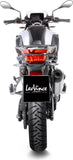 Auspuffendstück Mit Geräuschzulassung Lv-14 Titan Endkappe Carbon Fiber - Leovince Kompatibel Mit Bmw F 800 Gs (2024-2026)
