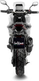 Exhaust Tip With Noise Certification Lv-14 R Steel Black Carbon Fiber End Cap - Leovince Compatible With Honda X-Adv 750 (2025-2026)