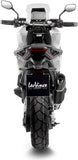 Auspuffendstück Mit Geräuschzulassung Lv-14 R Edelstahl Schwarz Endkappe Carbon Fiber - Leovince Kompatibel Mit Honda Forza 750 (2025-2026)