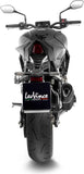 Auspuffendrohr Ohne Geräuschzulassung Lv-14 R Edelstahl Schwarz Endkappe Carbon Fiber - Leovince Kompatibel Mit Honda Cb 1000 Hornet - Sp (2025-2026)