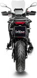 Komplette Abgasanlage Mit Katalysator Und Geräuschzulassung Lv-14 R Edelstahl Endkappe Carbon Fiber - Leovince Kompatibel Mit Yamaha Tracer 9 Gt (2021-2024)