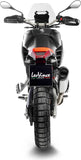 Auspuffendstück Mit Geräuschzulassung Lv-14 Titan Endkappe Carbon Fiber - Leovince Kompatibel Mit Aprilia Tuareg 660 (2025-2026)