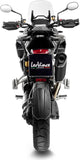 Exhaust Tip Without Sound Certification Lv-14 Steel Black Carbon Fiber End Cap - Leovince Compatible With Triumph Tiger 1200 Gt (2025-2026)
