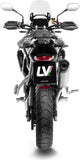 Exhaust Tip With Noise Certification Lv-14 Titanium Carbon Fiber End Cap - Leovince Compatible With Triumph Tiger 900 Gt Pro (2024-2026)