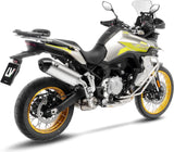 Auspuffendstück Mit Geräuschzulassung Lv-14 Edelstahl Endkappe Carbon Fiber - Leovince Kompatibel Mit Voge Valico 900 Dsx (2024-2026)