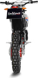 Auspuffendstück Mit Geräuschzulassung X-Fight Carbon Fiber Endkappe Edelstahl - Leovince Kompatibel Mit Fantic Motor Motard 50 (2019-2020)