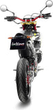 Auspuffendstück Mit Geräuschzulassung X-Fight Edelstahl Endkappe Edelstahl - Leovince Kompatibel Mit Fantic Motor Xe 50 Performance (2021-2024)