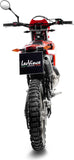 Auspuffendstück Mit Geräuschzulassung X-Fight Carbon Fiber Endkappe Edelstahl - Leovince Kompatibel Mit Beta Rr 50 Motard - Sport (2023-2024)