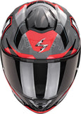 Integralhelm Für Motorrad Scorpion Exo Exo-530 Air Polycarbonate Grau Schwarz Rot Rok Grösse L