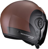Urban-Helm Für Motorrad Scorpion Exo Exo-City Ii Polycarbonate Mattschwarz Braun Sheer Grösse L