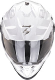 Full-Face Motorcycle Helmet Scorpion Exo Adf-9000 Air Ultra Tct Pearl White Solid Size S