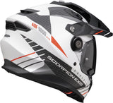 Integralhelm Für Motorrad Scorpion Exo Adf-9000 Air Ultra Tct Mattweiß Schwarz Rot Feat Grösse M