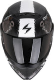 Integralhelm Für Motorrad Scorpion Exo Covert Fx Ultra Tct Mattschwarz Grau Gold Skullz Grösse Xxl