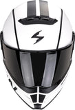 Integralhelm Für Motorrad Scorpion Exo Covert Fx Ultra Tct Matt-Perlweiß Schwarz Danko Grösse S