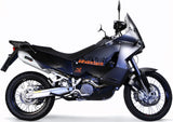 Doppelauspuffanlage Mit Geräuschzulassung Albus Ceramic Alu Weiss - Gpr Kompatibel Mit Ktm 950 Adventure - S (2003-2007)