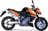 Doppelauspuffanlage Mit Katalysator Und Geräuschzulassung Albus Ceramic Alu Weiss - Gpr Kompatibel Mit Ktm 990 Super Duke - R (2004-2012)