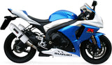 Doppelauspuffanlage Mit Geräuschzulassung Albus Ceramic Alu Weiss - Gpr Kompatibel Mit Suzuki Gsx-R 1000 K9 (2009-2011)