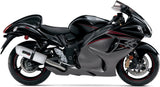 Doppelauspuffanlage Mit Geräuschzulassung Albus Ceramic Alu Weiss - Gpr Kompatibel Mit Suzuki Hayabusa 1300 (2007-2016)