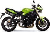 Doppelauspuffanlage Mit Katalysator Und Geräuschzulassung Deeptone Edelstahl - Gpr Kompatibel Mit Triumph Street Triple 675 (2007-2012)