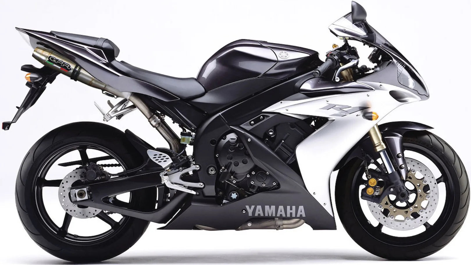 Doppelauspuffanlage Mit Geräuschzulassung Deeptone Edelstahl - Gpr Kompatibel Mit Yamaha Yzf 1000 R1 (2004-2006)