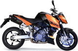 Doppelauspuffanlage Mit Katalysator Und Geräuschzulassung Furore Alu Schwarz - Gpr Kompatibel Mit Ktm 990 Super Duke - R (2004-2012)