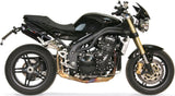 Doppelauspuffanlage Mit Katalysator Und Geräuschzulassung Furore Alu Schwarz - Gpr Kompatibel Mit Triumph Speed Triple 1050 (2005-2010)