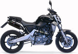 Doppelauspuffanlage Mit Geräuschzulassung Furore Alu Schwarz - Gpr Kompatibel Mit Yamaha Mt-03 (2006-2013)