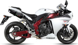 Doppelauspuffanlage Mit Geräuschzulassung Furore Alu Schwarz - Gpr Kompatibel Mit Yamaha Yzf 1000 R1 (2009-2014)