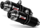 Doppelauspuffanlage Ohne Katalysator Mit Geräuschzulassung Gp Carbon - Mivv Kompatibel Mit Suzuki Gsx-R 1000 (2007-2008)