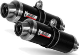 Dual Exhaust System With Sound Certification Gp Carbon - Mivv Compatible With Ducati Monster S2R 1000 (2006-2007)