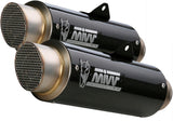 Dual Exhaust System With Sound Certification Gppro Carbon - Mivv Compatible With Ducati Scrambler 1100 (2018-2020)