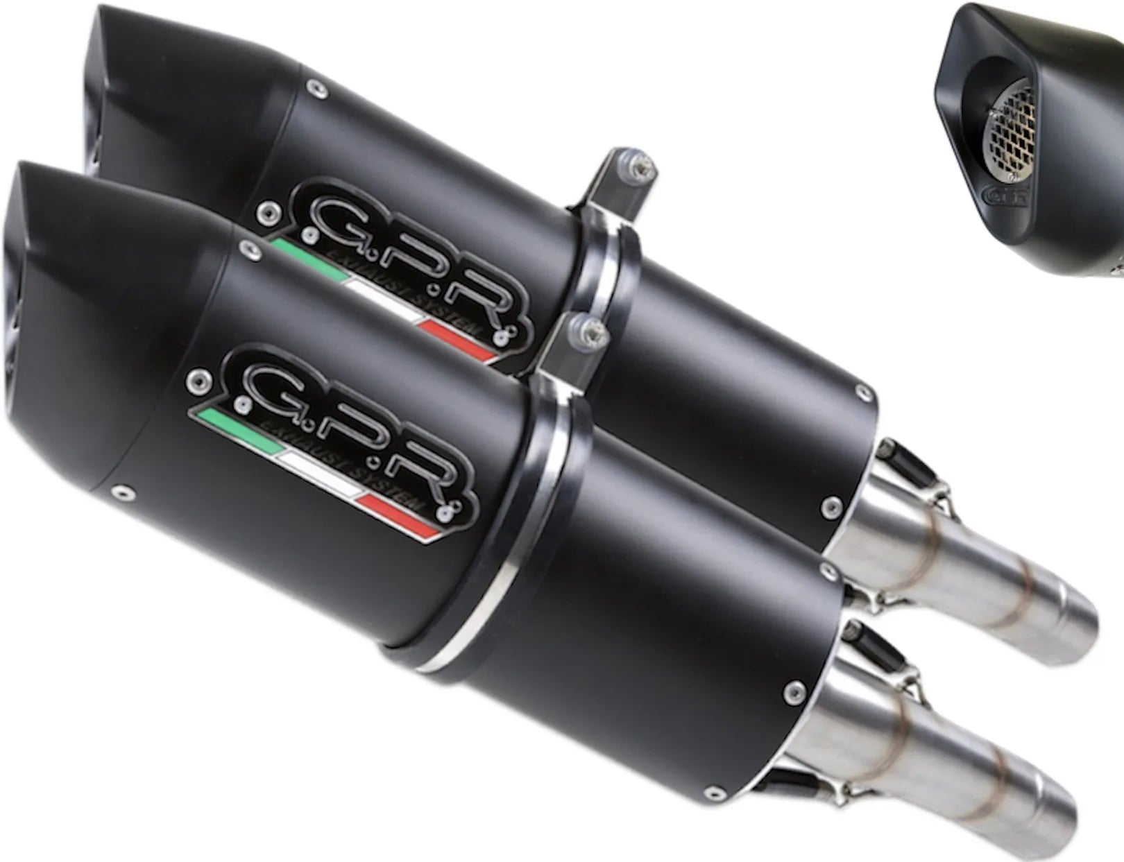 Doppelauspuffanlage Mit Katalysator Und Geräuschzulassung Furore Alu Schwarz - Gpr Kompatibel Mit Kawasaki Zzr 1400 (2017-2022)