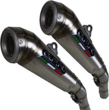 Dual Exhaust System With Sound Certification Powercone Evo Stainless Steel - Gpr Compatible With Moto Morini Sport 1200 (2008-2010)